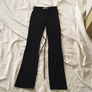 Blue Blush Elegant Black Flare Pants